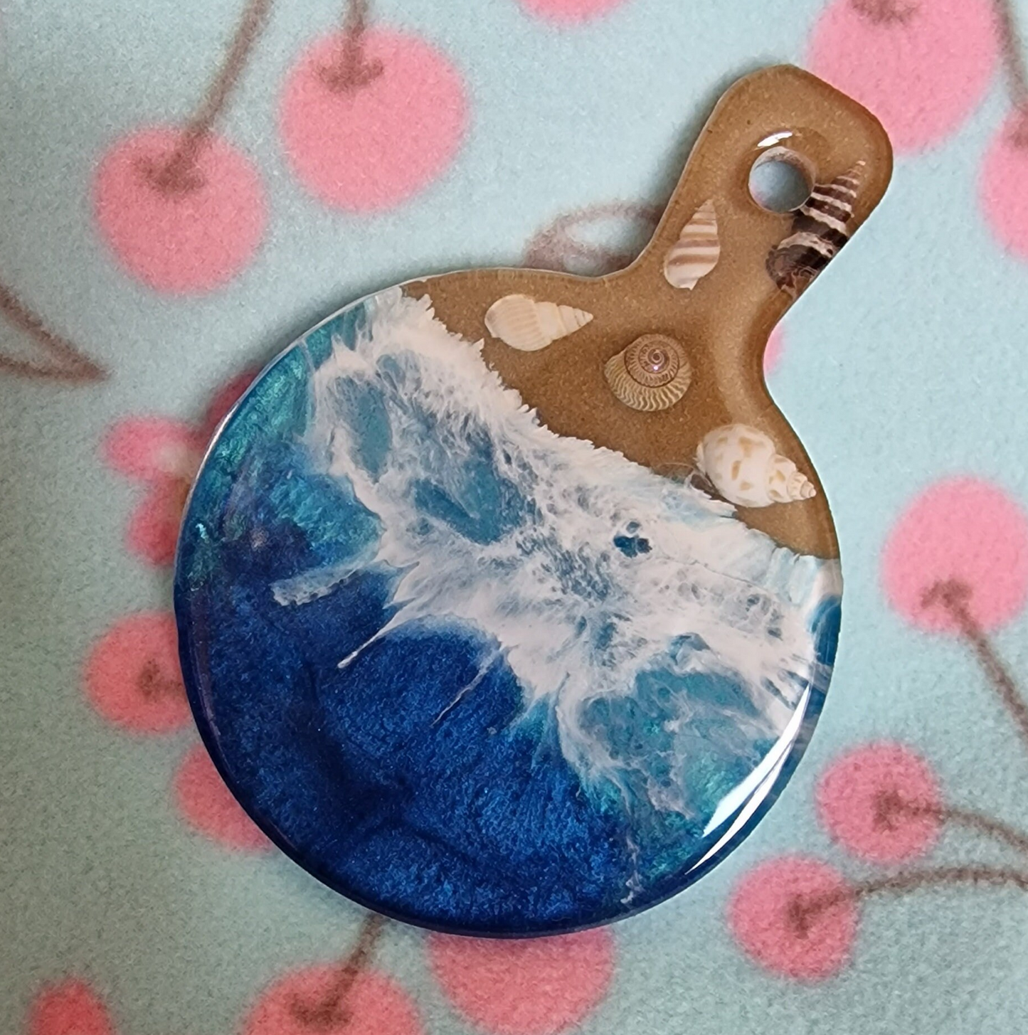 Epoxy "Ocean" Handmade Coaster/Decor
