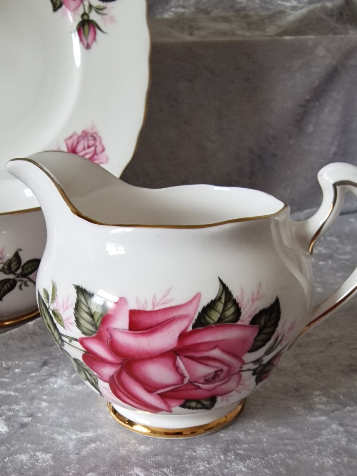 Colclough Large Pink Rose Tea Set