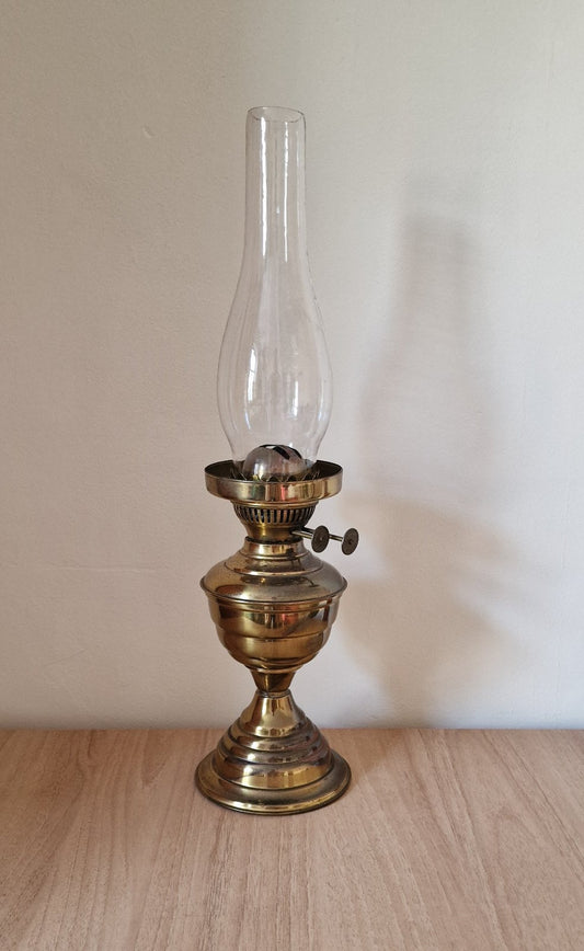 Antique SHS SAMUEL HEATH & SONS Duplex Brass Oil Lamp Base