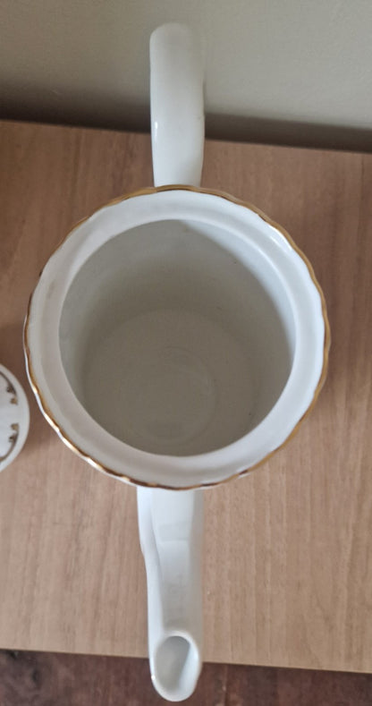 Royal Stafford Clovelly pattern vintage coffee pot
