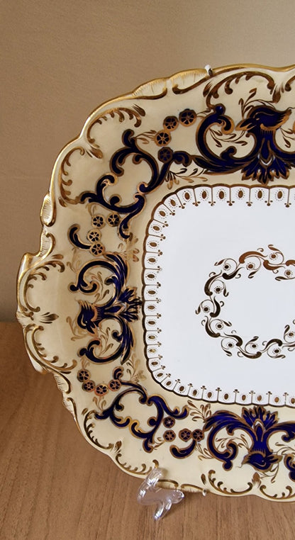 Antique Coalport Adelaide Cake Plate, c.1840