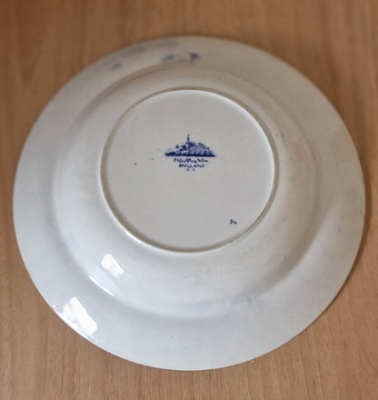 Swinnerton Olde Alton Ware Blue and White Pagoda Temple Dinner Plate