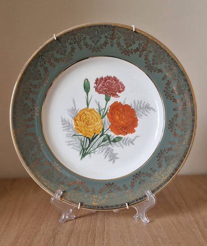 Liverpool Road Pottery Floral Design Dinner Plate