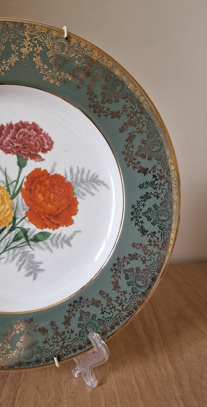 Liverpool Road Pottery Floral Design Dinner Plate