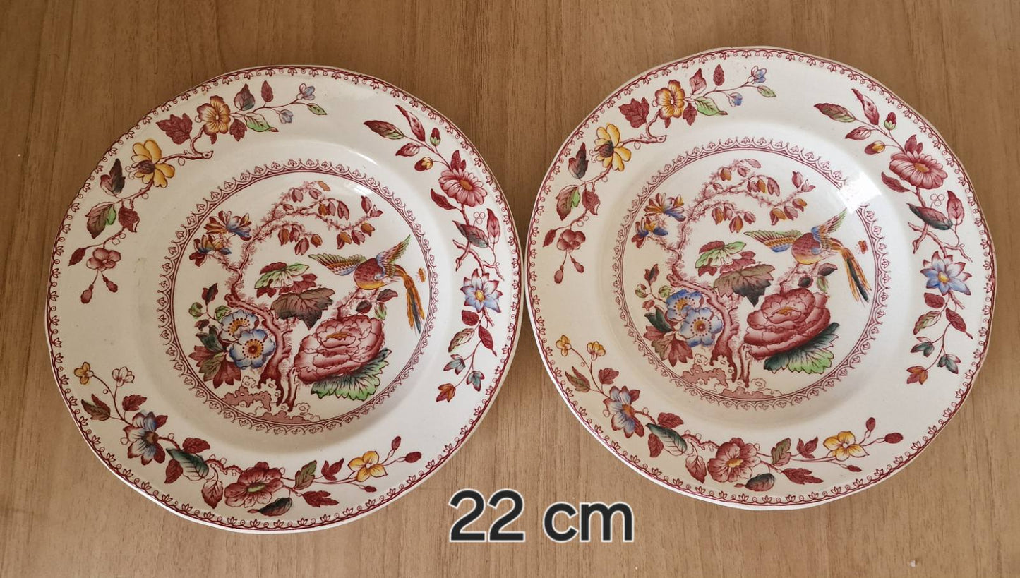 Enoch Wedgwood "Davenport" pattern bowls