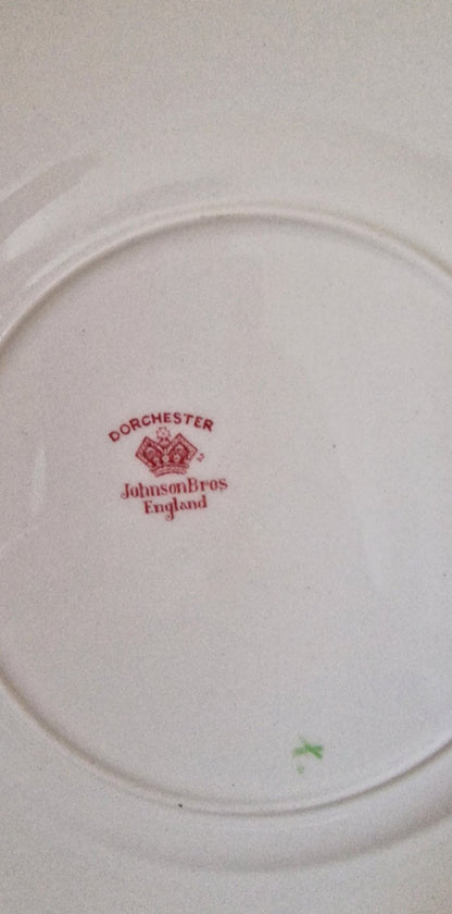 Johnson Brothers Winchester Pattern Bread & Butter Plates x5 and a Large Serving Plate