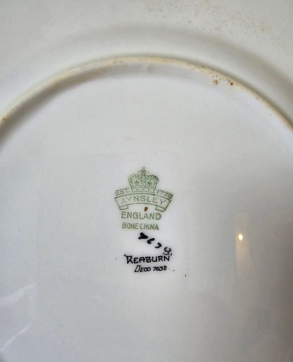 Aynsley Rutherglen Maroon #7638 Dinner Plate