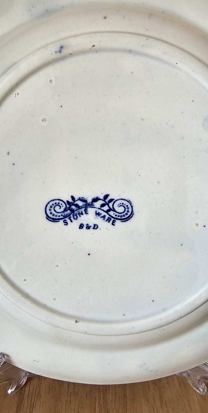 Blackhurst & Dunning soup dishes in Old Willow Pattern, c. 1860